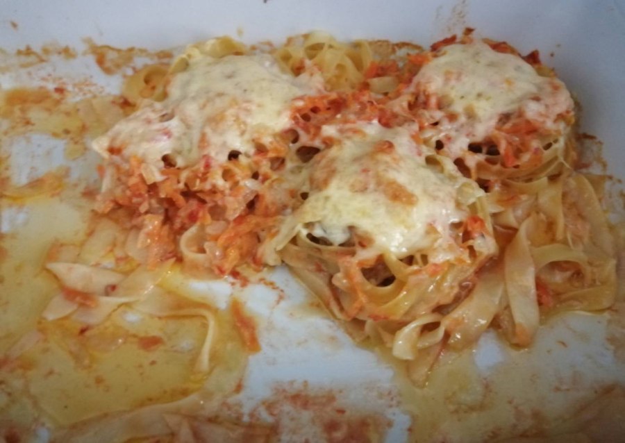 Гнезда из лапши