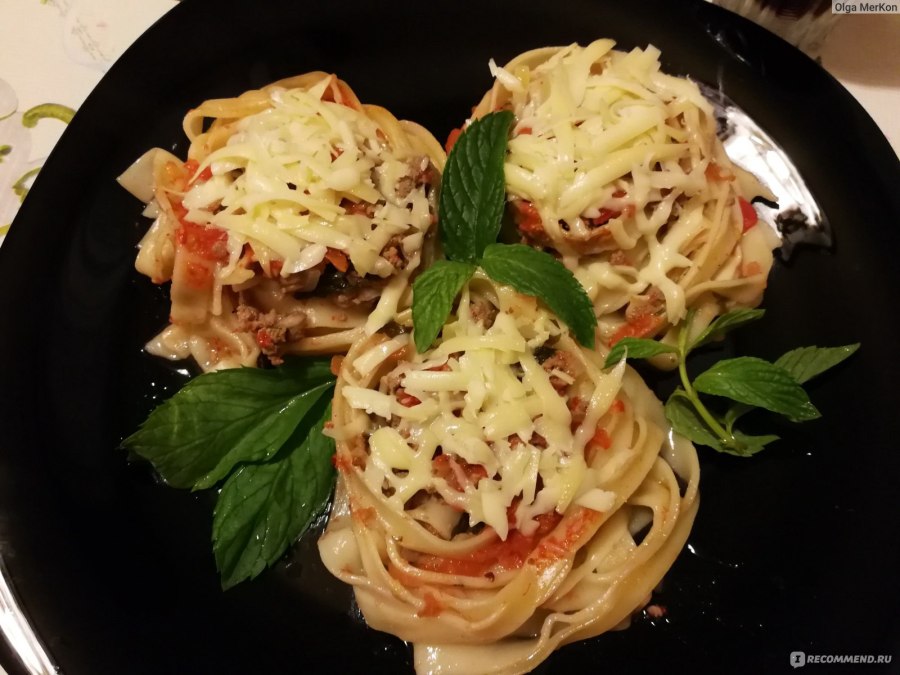 Спагетти гнездышки