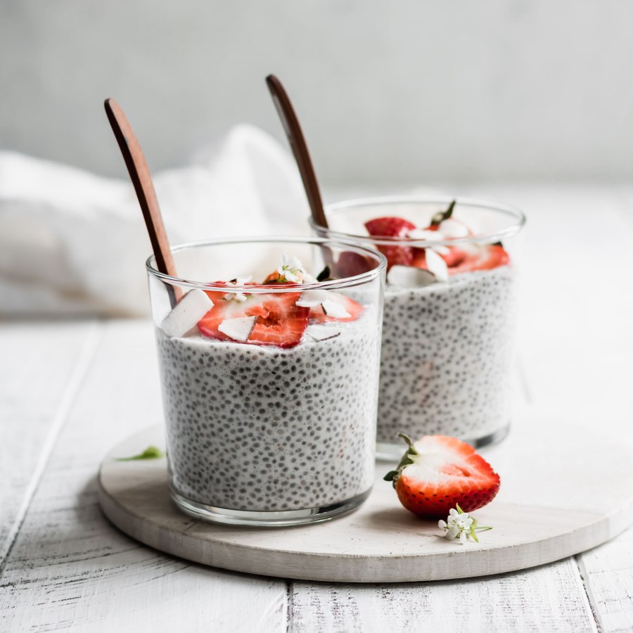 Чиа пудинг на кокосовом