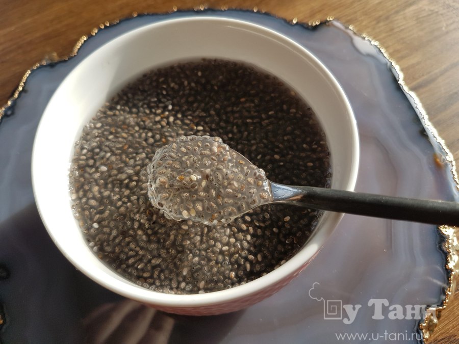 Пудинг чиа с кокосовым молоком