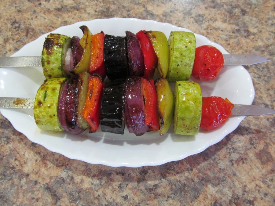 Овощной шашлык