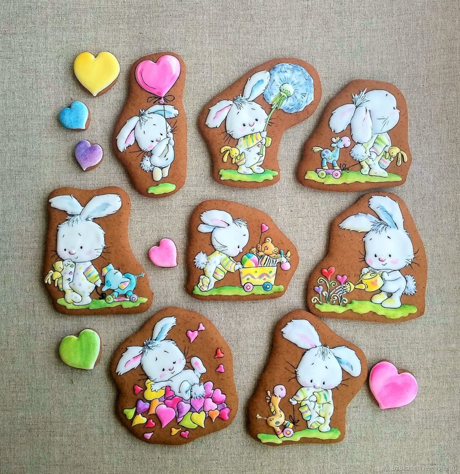 Даша Рокицкая пряник зайчик