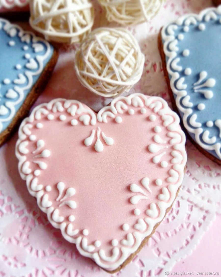 Имбирные пряники цветы