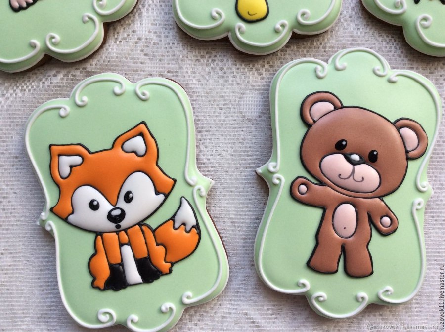 Рисование на пряниках