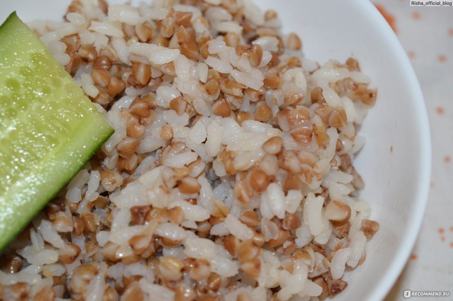 Гречка с рисом вместе