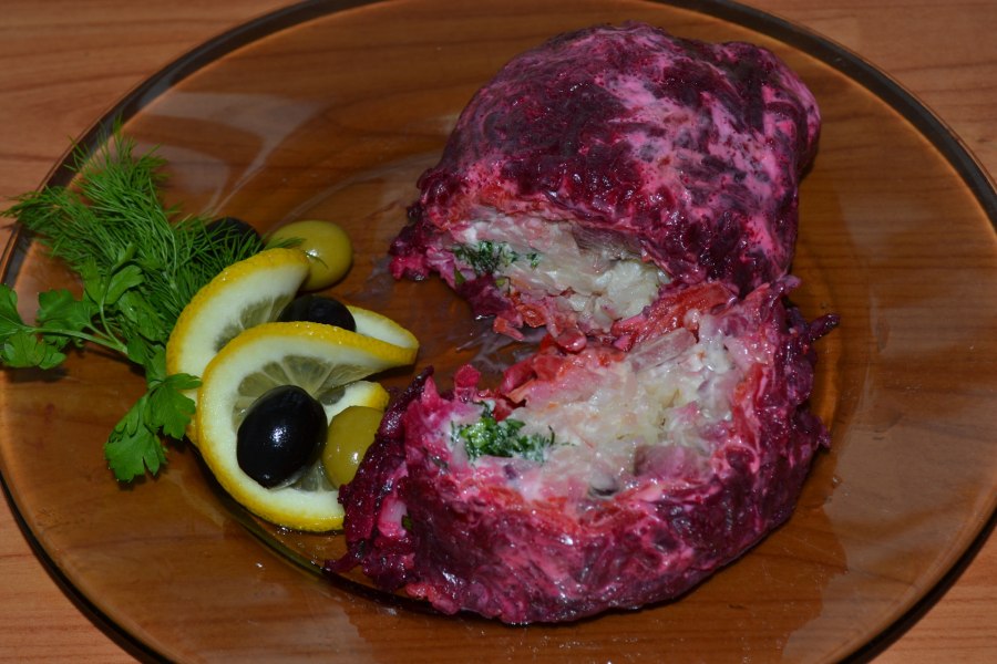 Сельдь в батоне