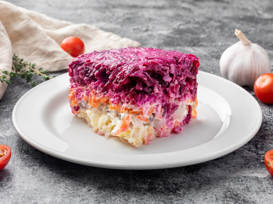 Роды сельдь под шубой