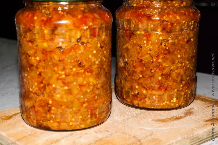 Икра из баклажанов