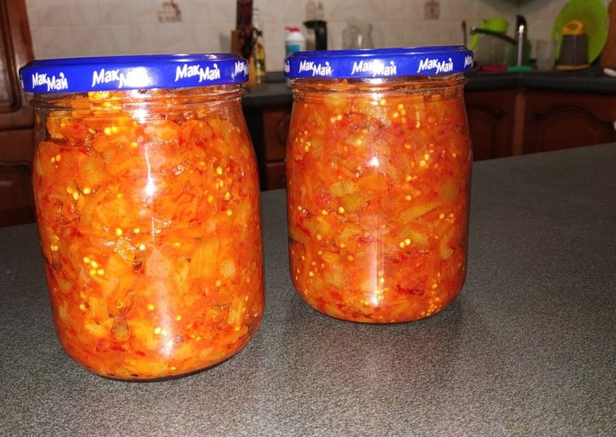 Домашняя икра баклажан