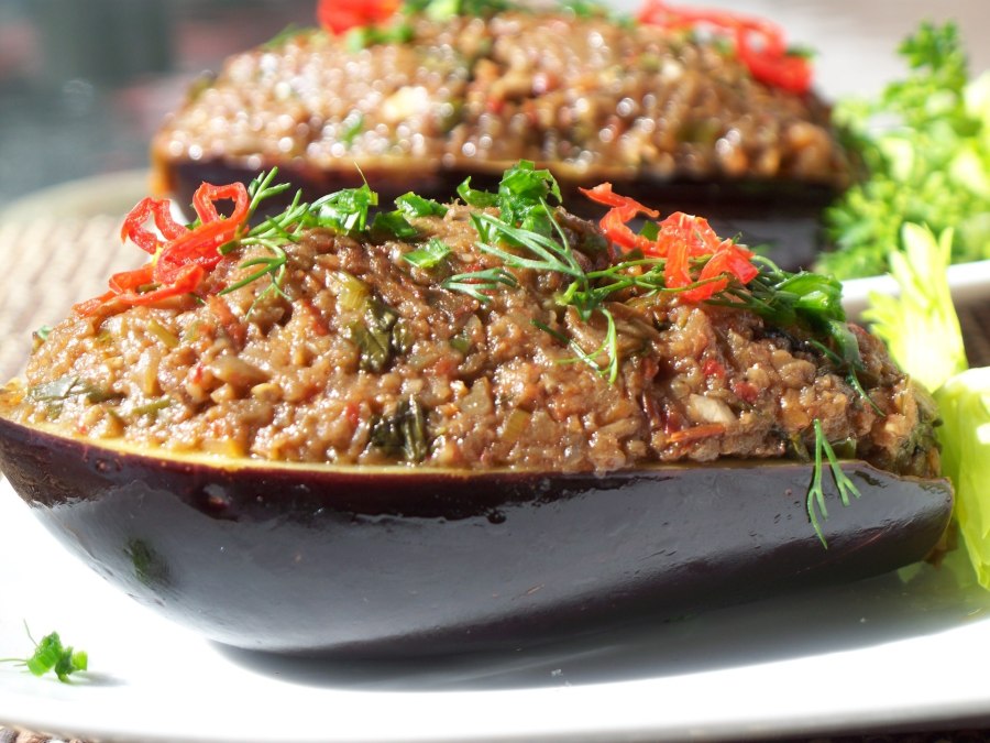 Баклажанная икра на 2 кг баклажан