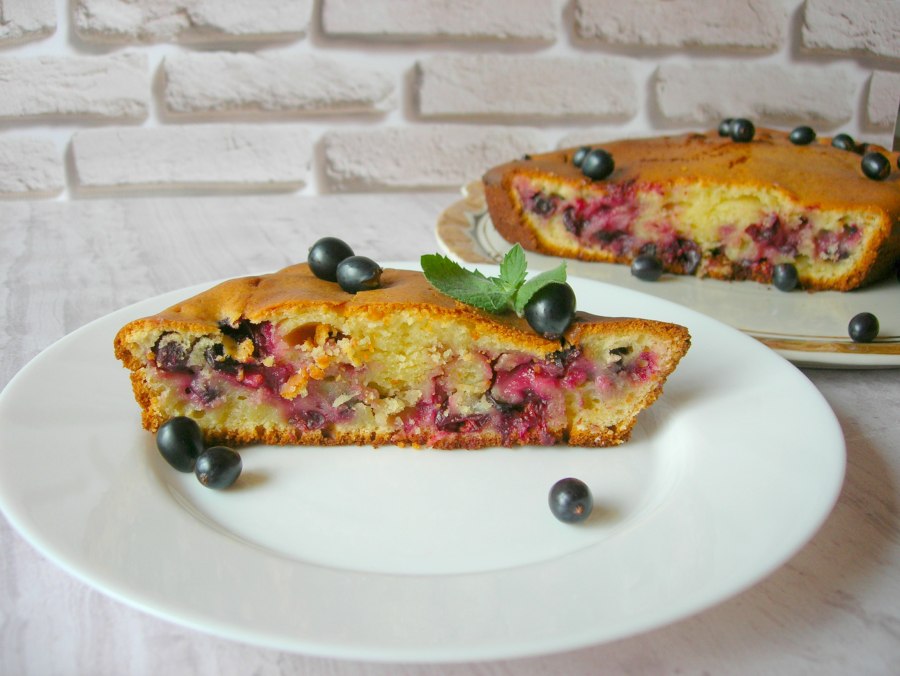 Чизкейк со смородиной