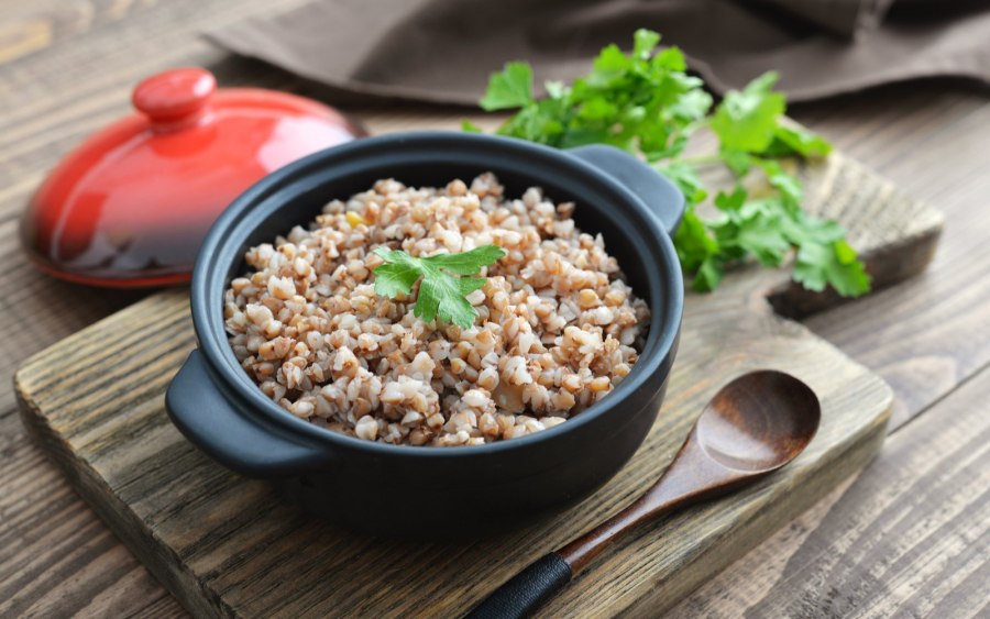 Гречка с печенью