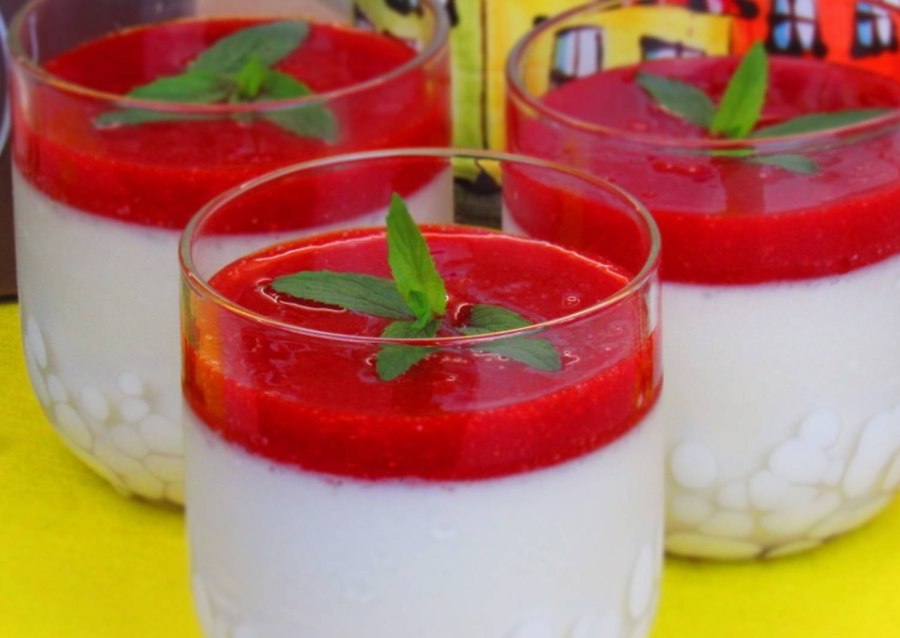 Бланманже миндальное