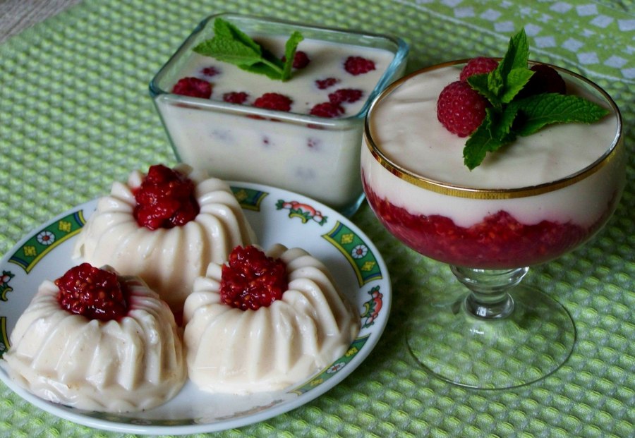 Panna Cotta с клубникой