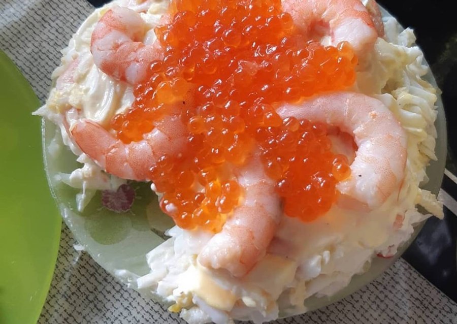 Нежный салат Царский