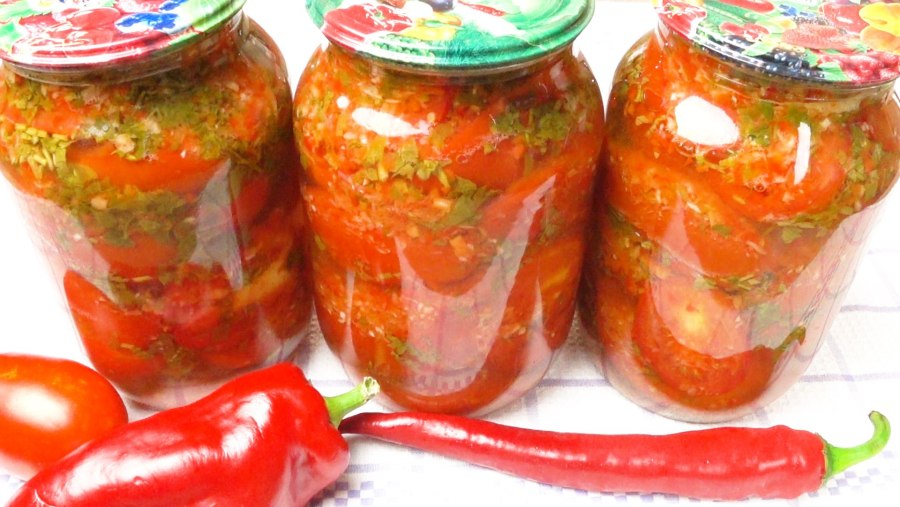 Консервирование помидоров