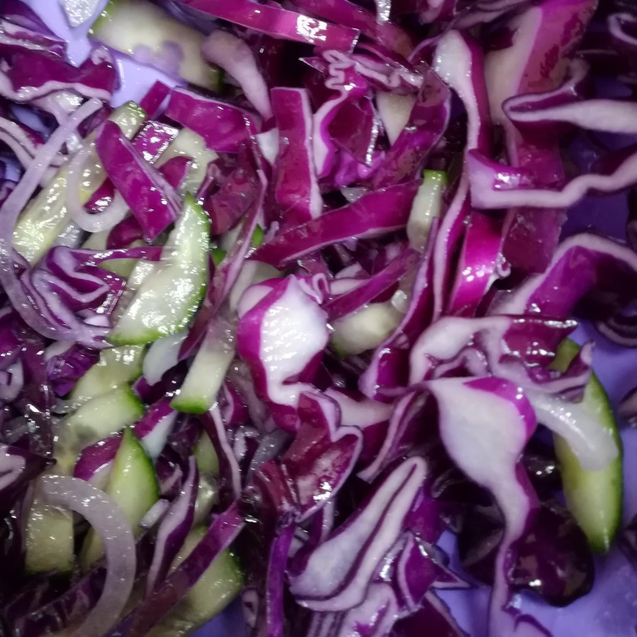 Коул слоу из красной капусты
