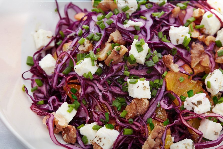 Салат из красной капусты от Юлии Высоцкой