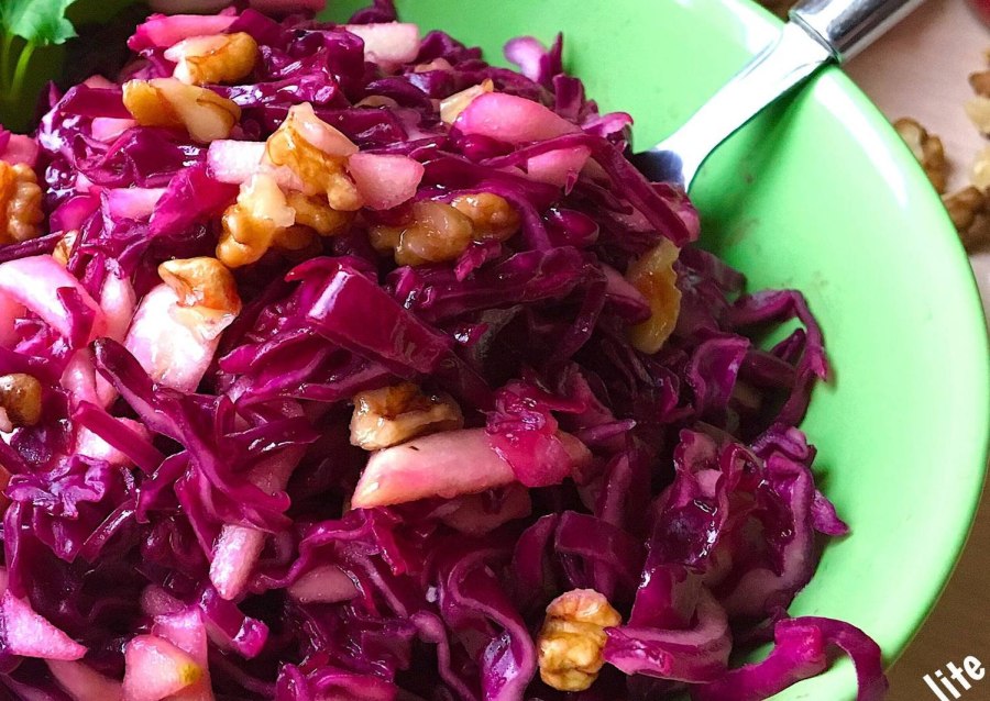 Капуста краснокочанная салатная