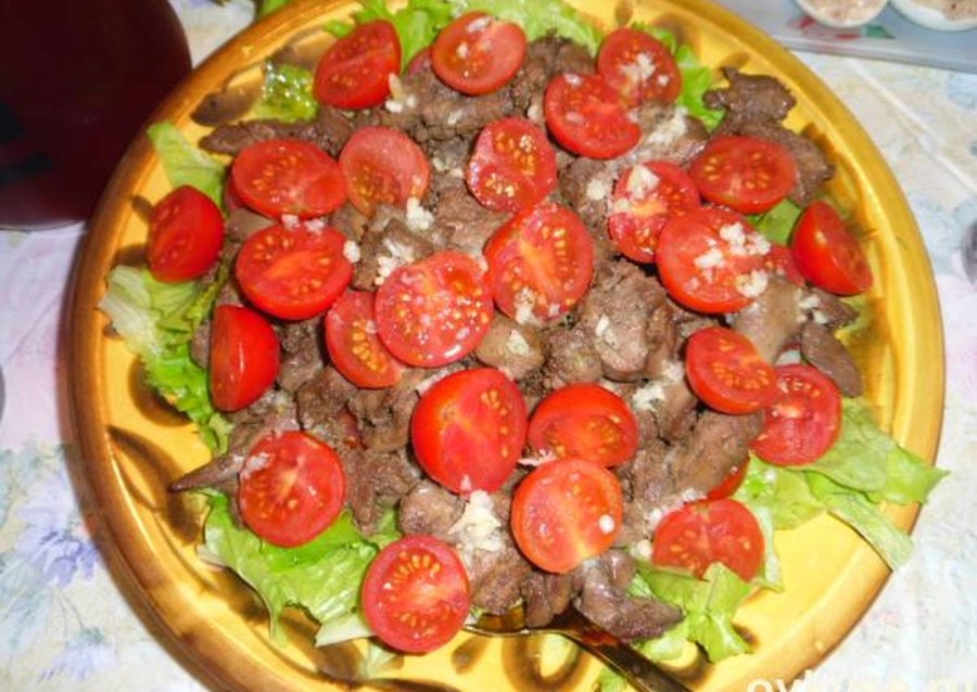 Салат с треской