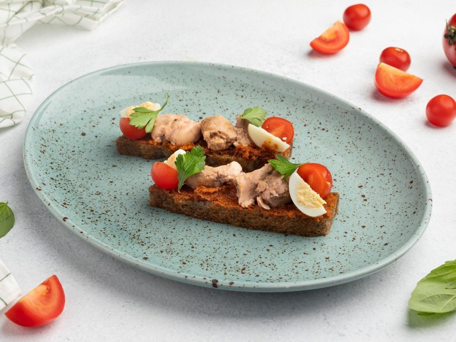 Нисуаз с печенью трески