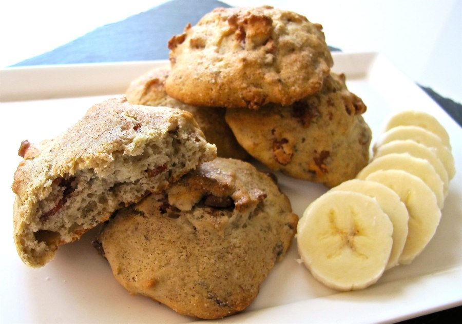 Овсяно банановое печенье