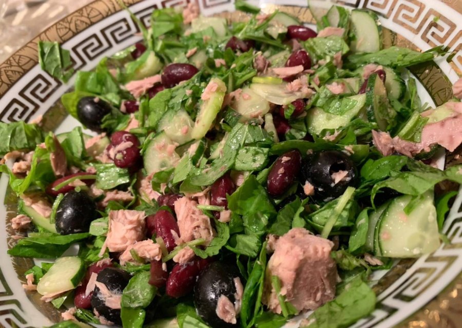 Свекла с фасолью