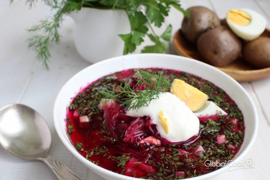 Борщ украинский со свининой