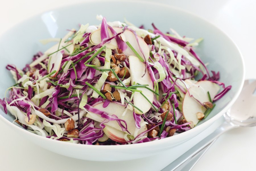 Салат с капусты с красной Претц