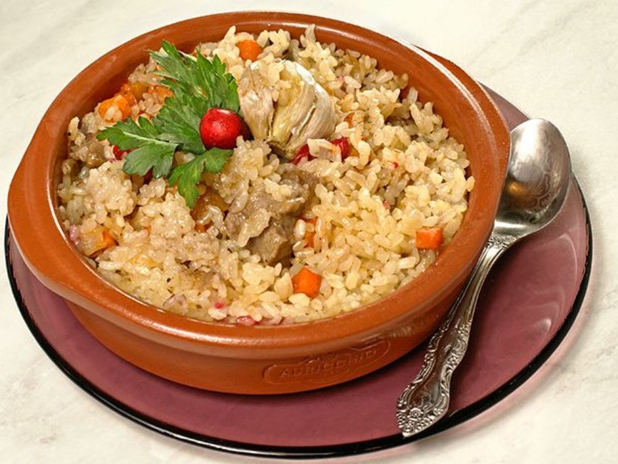 Плов в мультиварке с уткой