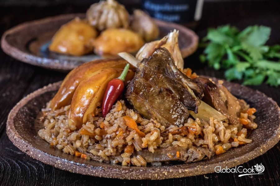 Курица с картошкой в утятнице