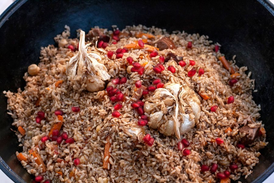 Плов в утятнице