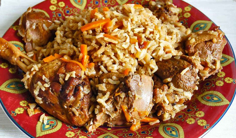 Плов в мультиварке с уткой