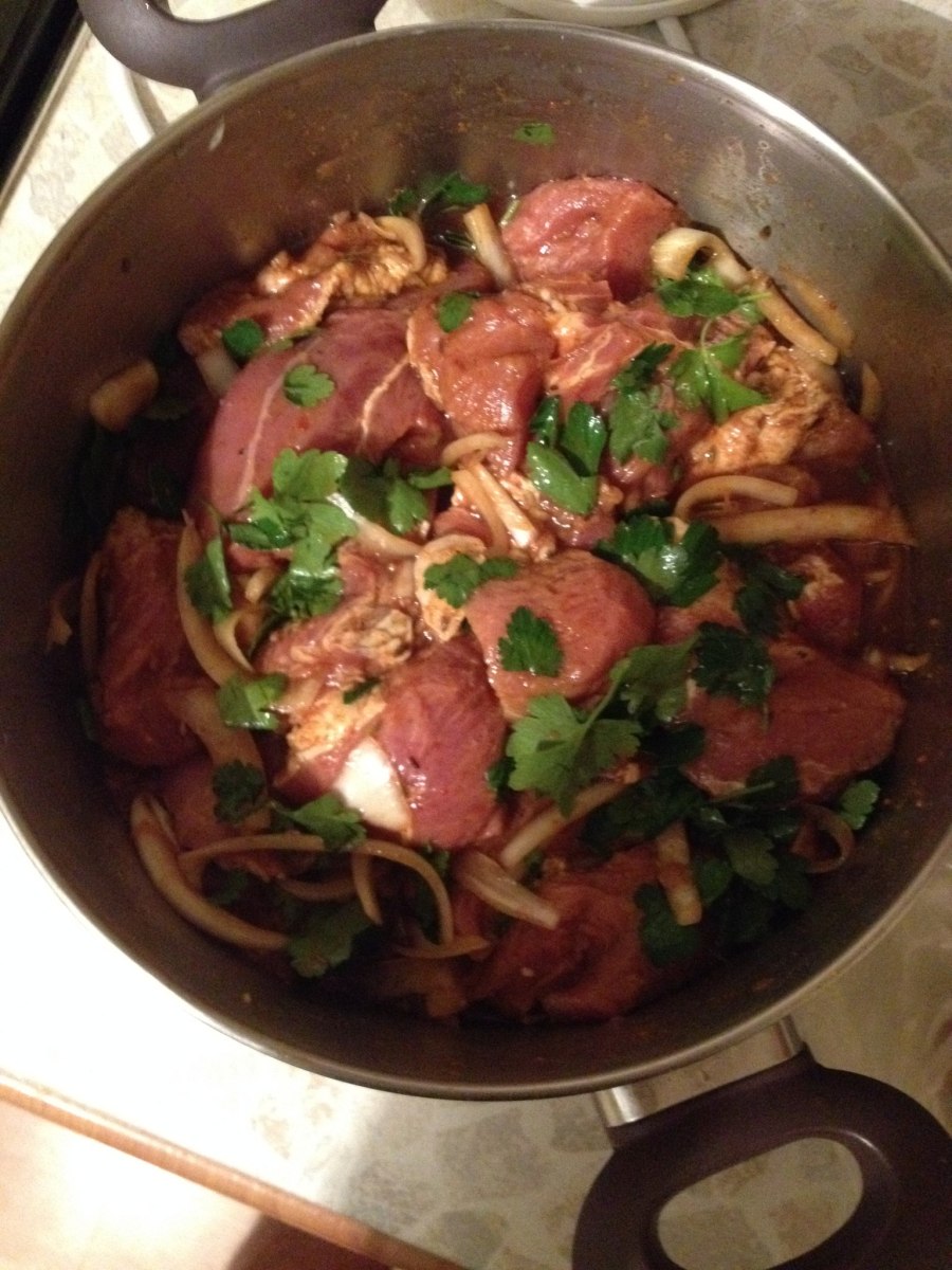 Шашлык с наршарабом