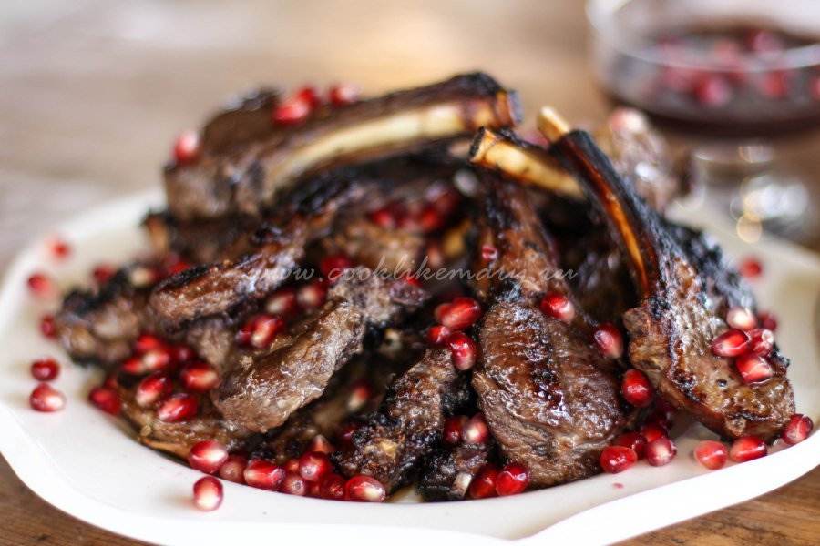 Баранина с гранатом