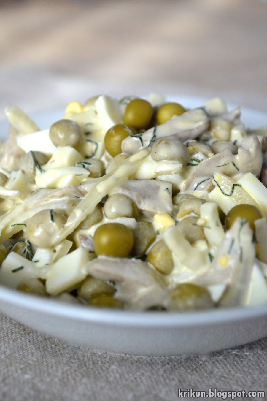 Грибной салат