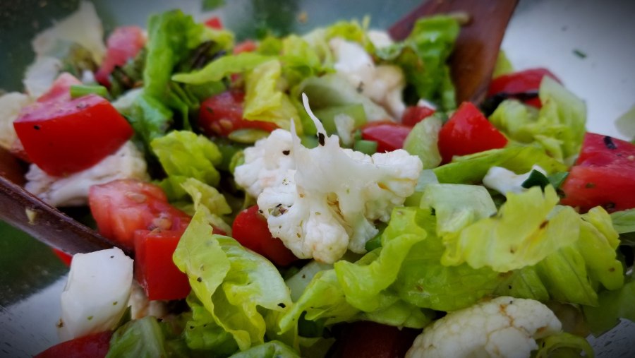 Цветной салат