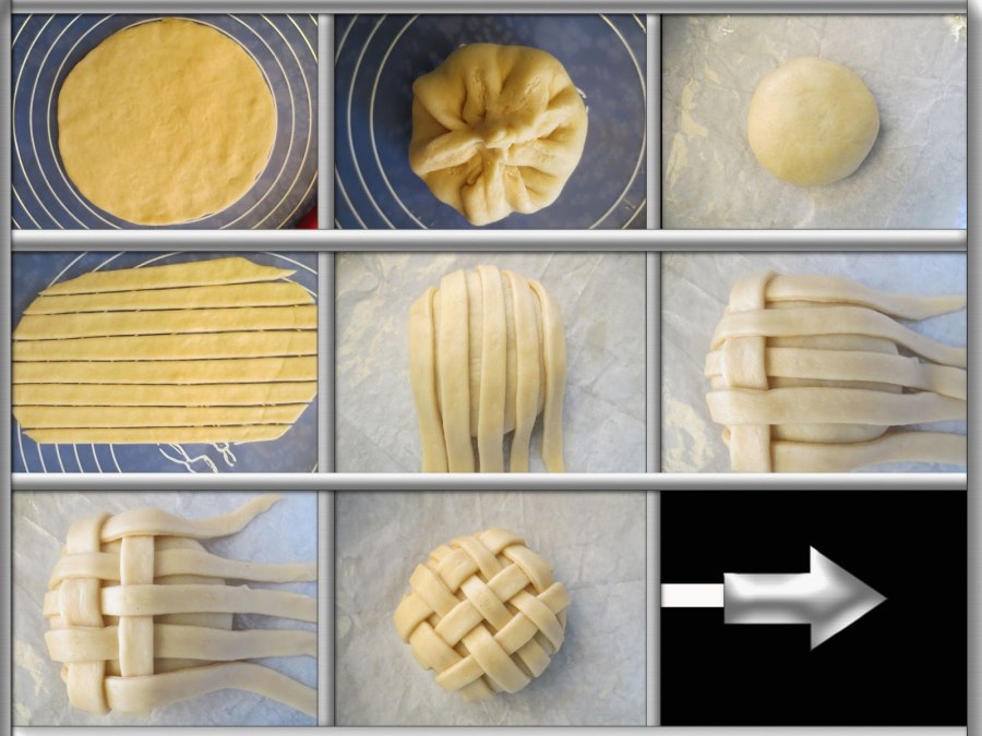 Фигурные булочки из дрожжевого теста с начинкой