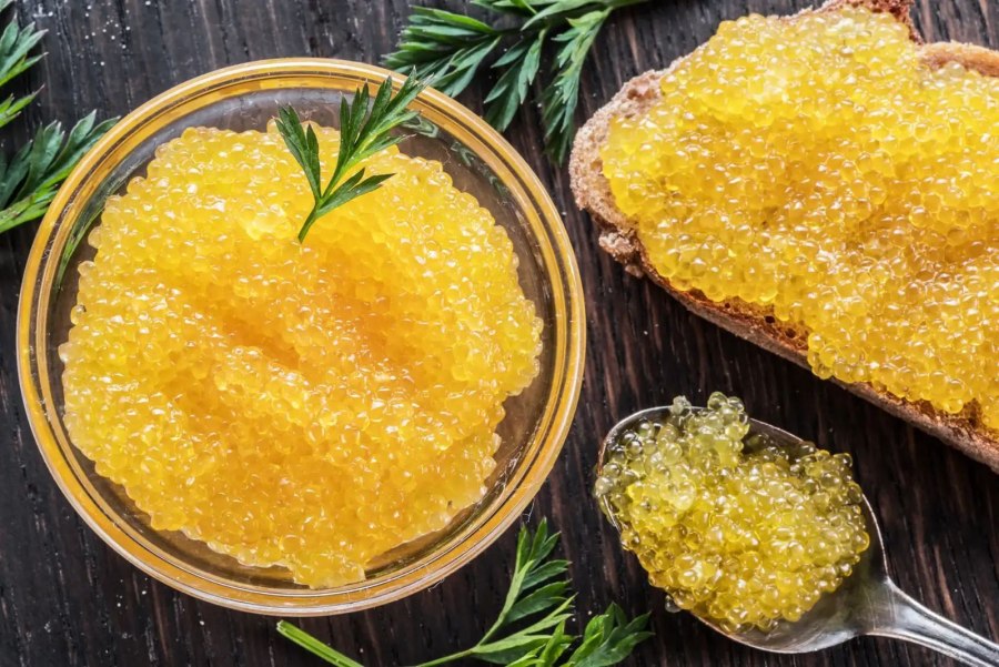 Блинчики из кабачковой икрой