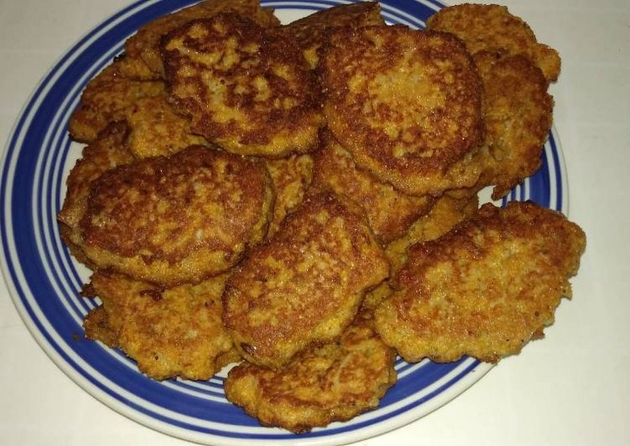 Оладушки из рыбьей икры