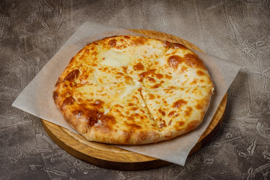 Хачапури по мегрельски с зеленью