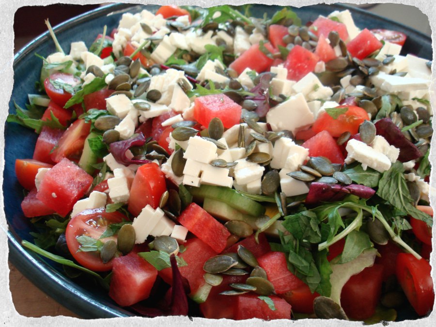 Греческий салат без перца