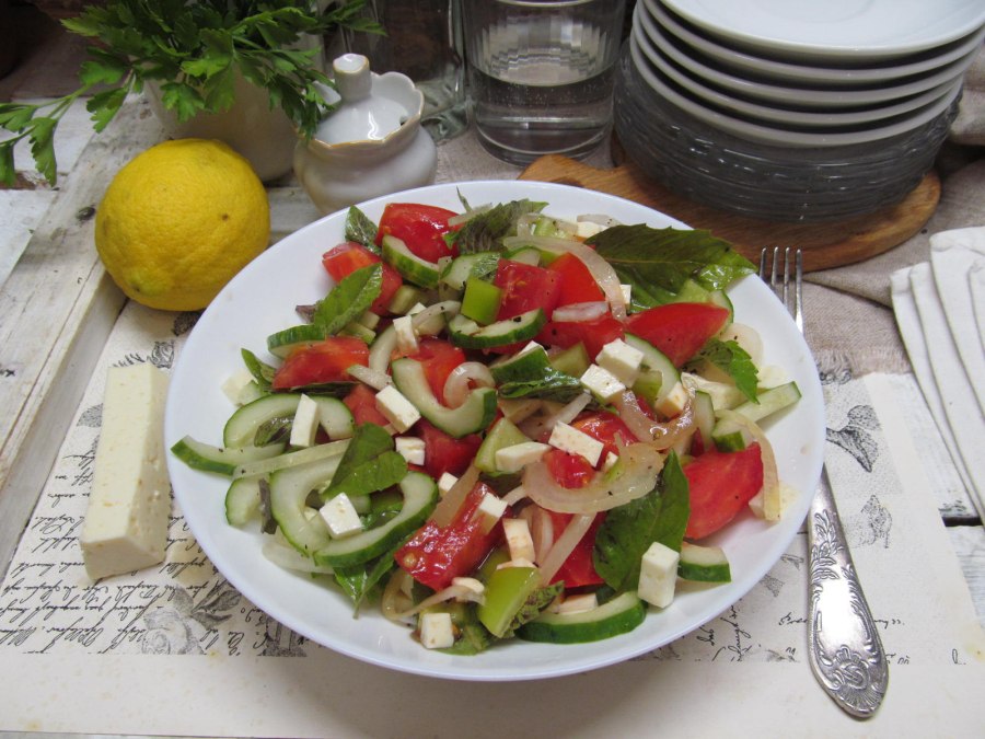 Французский овощной салат