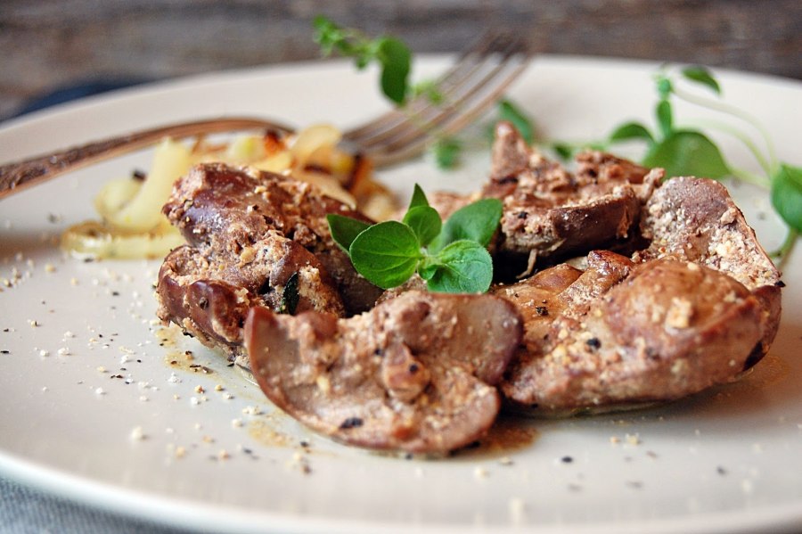 Печеночные стейки