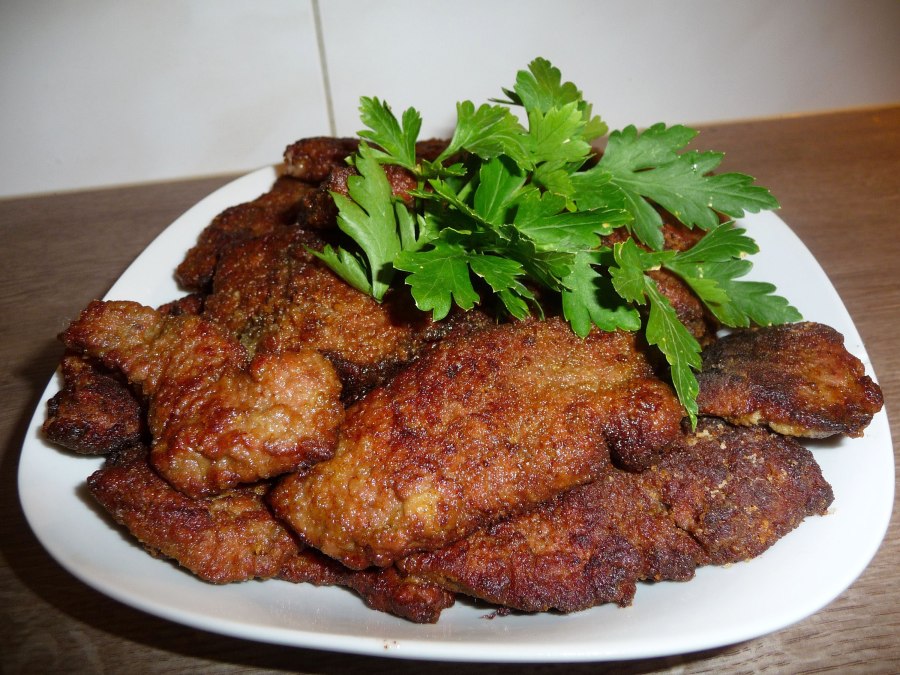 Блюда из печени говяжьей