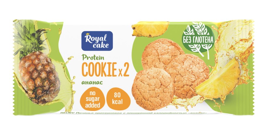 Печенье затяжное с ананасом