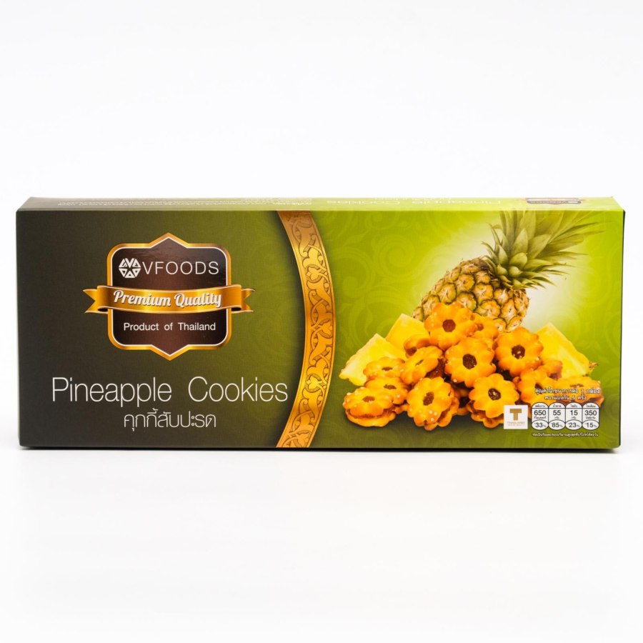 Печенье с ананасами консервированными