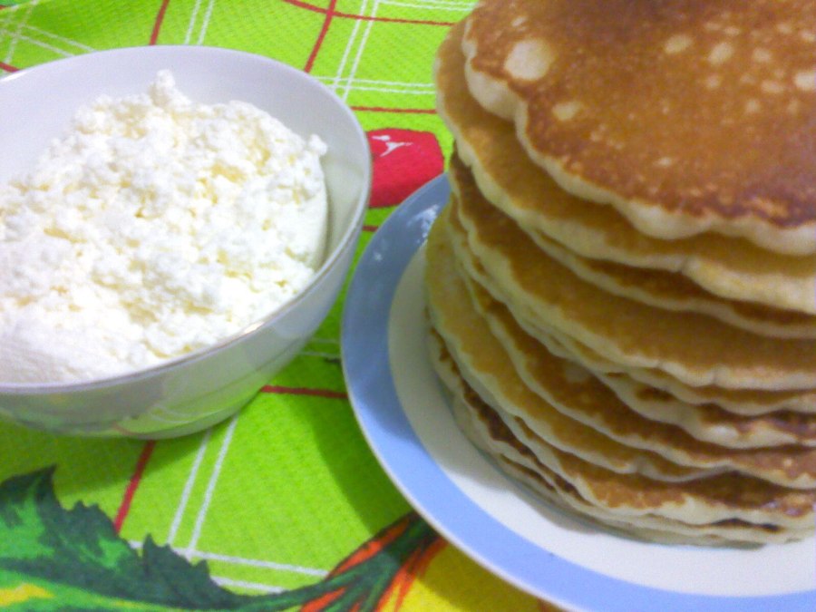 Блины на сыворотке