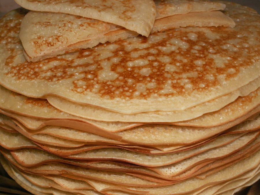 Блины на сыворотке