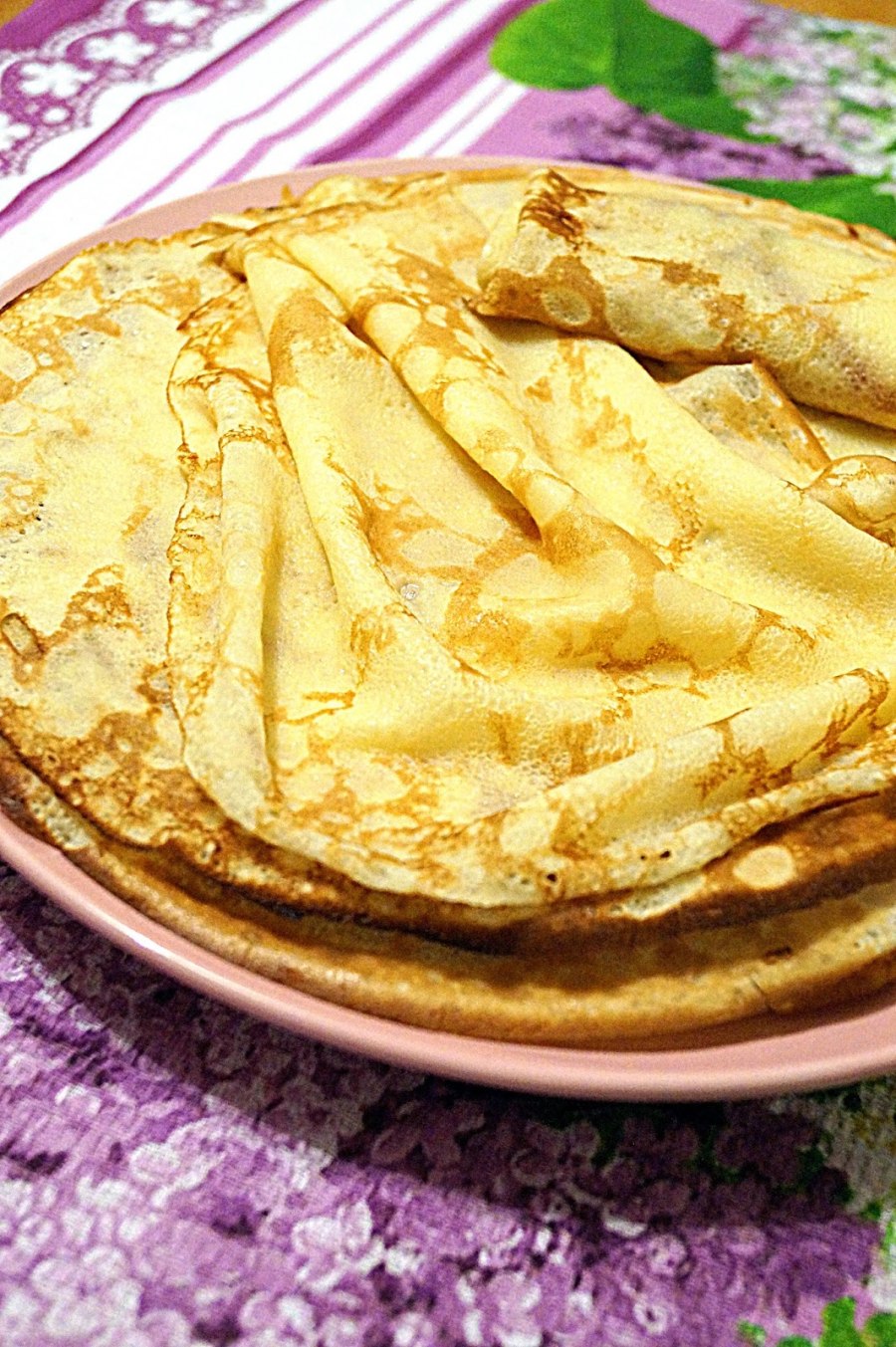 Блины на сыворотке